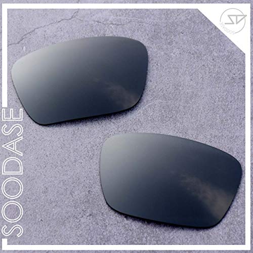 SOODASE Para Oakley Fuel Cell Gafas de sol Azul/Negro/Plata/Verde Lentes de repuesto polarizadas