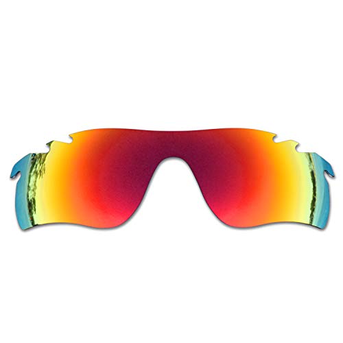 SOODASE Para Oakley Radarlock Path Vented Gafas de sol Rojo Lentes de repuesto polarizadas