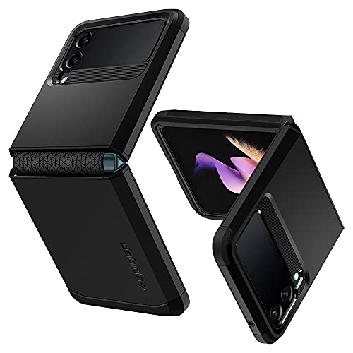 Spigen Funda Tough Armor Compatible con Samsung Galaxy Z Flip 3 5G - Negro