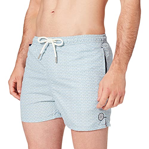 Springfield PETALOS Bañador para Hombre, Estampado Verde, S