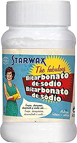 Starwax The Fabulous Bicarbonato de Sodio 500gramos - Limpiador Multiusos, Elimina la Grasa, el Mal Olor, y el Moho, Antioxidante