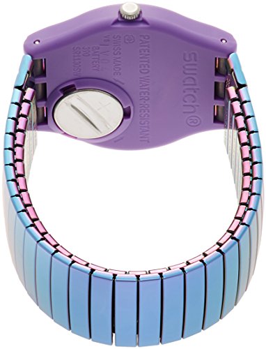 Swatch Reloj Digital para Mujer de Cuarzo con Correa en Acero Inoxidable GV129B
