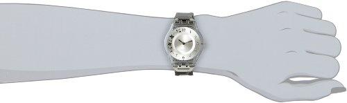Swatch Skin - Reloj de Mujer de Cuarzo, Correa de Acero Inoxidable Color Plata