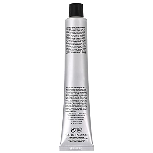 Tahe Lumière Express Tinte de Pelo Profesional Coloración Capilar Permanente Tinte Castaño Medio Tono 4 con Keratina Triónica y Oro Líquido 100 ml