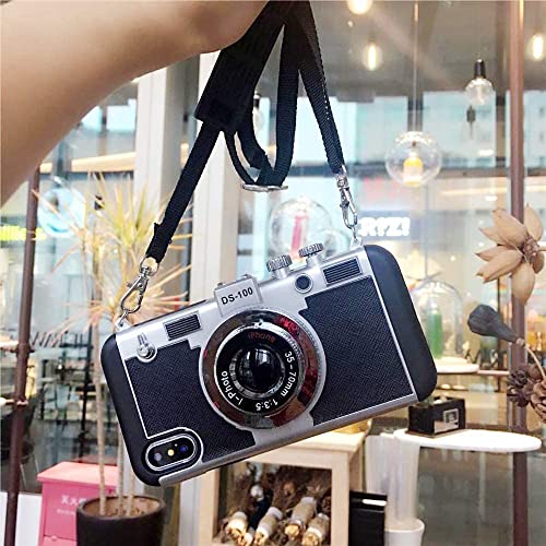 TAIYANYU Emily In Paris Phone Case, 3D Vintage Camera Design for iPhone 13/12/11 Pro Promax (for iPhone 12mini 5.4 Inches,Black)