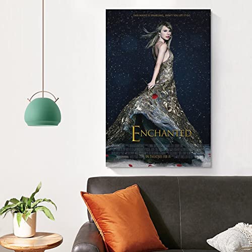 Taylor Swift Enchanted Classic Covervintage Póster de lienzo con impresión de pared retro decorativo para el hogar, dormitorio, sala de estar, decoración de 24 x 36 pulgadas (60 x 90 cm)