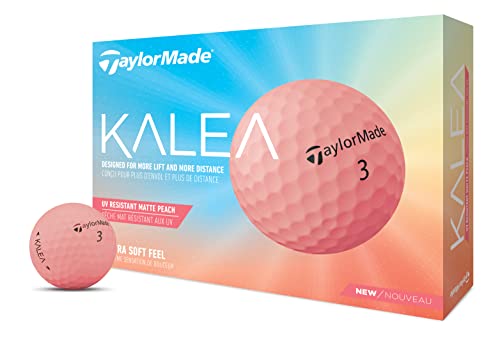 TaylorMade Kalea - Balón de Golf para Mujer, Color melocotón, Talla única