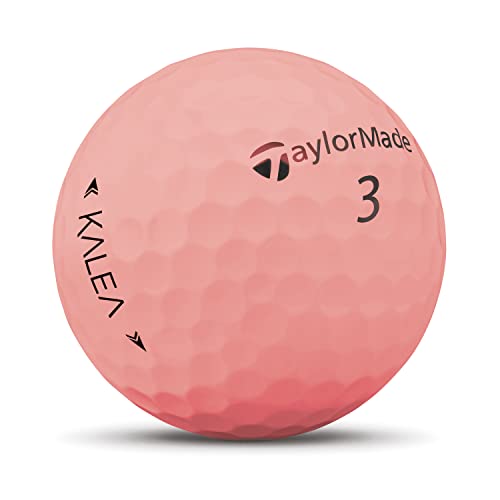 TaylorMade Kalea - Balón de Golf para Mujer, Color melocotón, Talla única