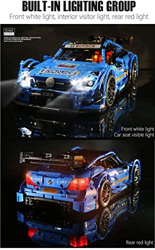 Technic Car Set de construcción para Mercedes-Benz AMG C63 DTM Racing Car, 2.4G RC Race Car Set de construcción con Motores, 1900 Piezas Bloques compatibles con LegoTechnics