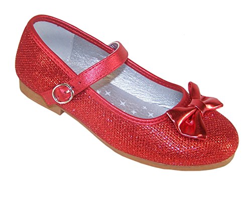 The Sparkle ClubMolly, Sandalias con Cuna Chica, Color Rojo, Talla 34 EU (2 UK, 3 US)