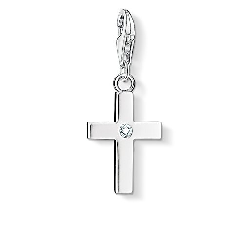 Thomas Sabo Charm con Cierre de Mujer con Plata de Ley 925/1000 con Circónita