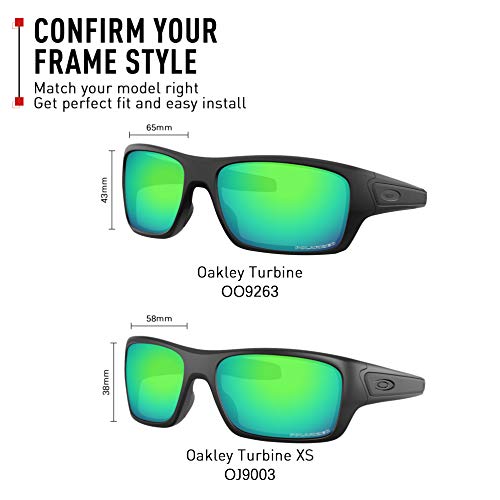 ThunderClap Lentes antiniebla de repuesto para gafas de sol Oakley Turbine OO9263