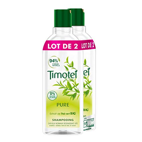 Timotei Pure - Champú purificador, 300 ml, lote de 2
