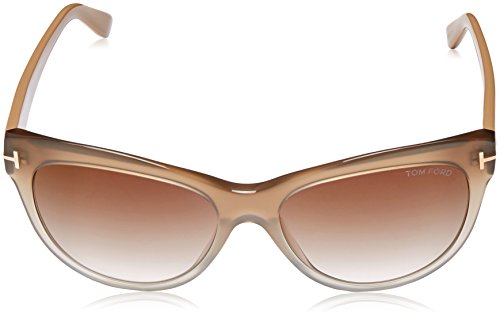 Tom Ford FT0430_Pant_59G (56 mm) gafas de sol, Beige, 56 para Mujer