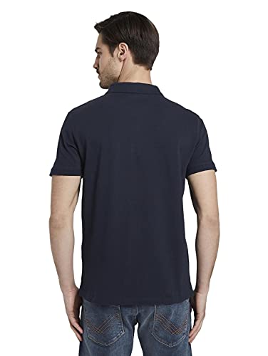 TOM TAILOR Basic Polo Camisa de polo, Hombre, 10668/Sky Captain Blue, XXXL