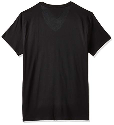 Tommy Jeans Original Jersey Camiseta, Negro (Tommy Black 078), Large para Hombre