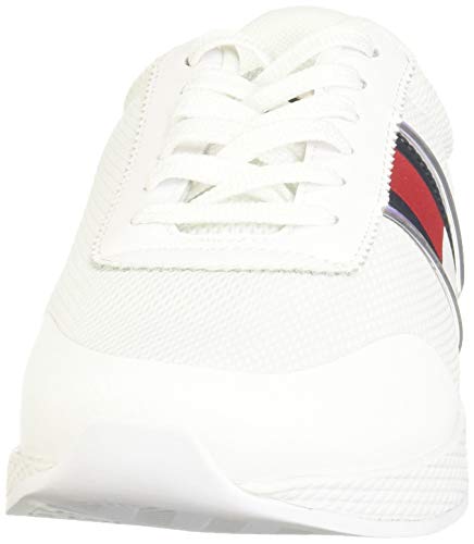 Tommy Jeans Technical Flexi Sneaker, Zapatillas Mujer, Blanco, 36 EU