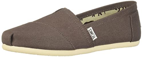 TOMS Women's Classic Canvas Slip-On,Ash,7 M US