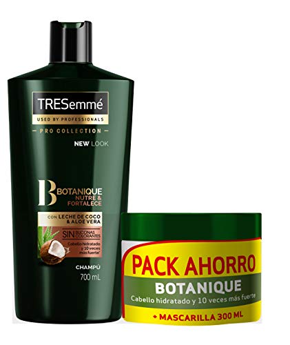 Tresemmé Pack con Champú Aceite de Coco y Mascarilla Botanique - 1 Set