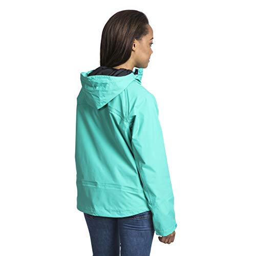 Trespass Miyake - Chaqueta impermeable para mujer, diseño de laguna, talla grande