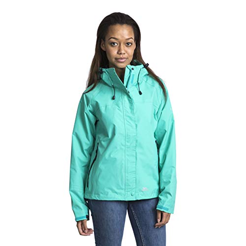 Trespass Miyake - Chaqueta impermeable para mujer, diseño de laguna, talla grande