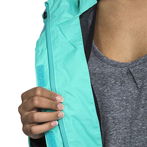 Trespass Miyake - Chaqueta impermeable para mujer, diseño de laguna, talla grande