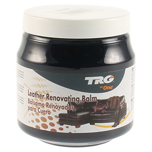 TRG The One - Crema renovadora para todo Tipo de Piel, Excepto Ante y Nubuck | Bálsamo renovador y nutritivo para Cuero, Tapicerías, Marroquinería, Apto para todos los colores | Azul Marino, 300ml