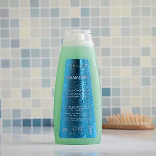 TricoVIT Clean Care – Loción Anti-Caspa, Reduce la Descamación, Alivia el Picor, Purificador y Antimicrobiano, 200 ml