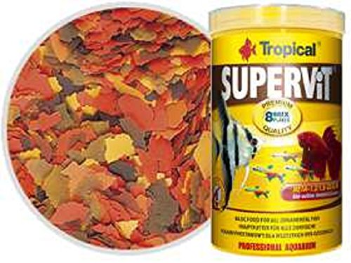 Tropical Supervit Premium - Comida para Todos los Peces Ornamentales, 1 Unidad (1 x 1 l)