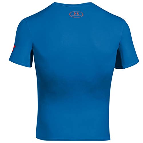 Under Armour Alter Ego Comp Ss Camiseta de Compresión, manga corta, Hombre, Azul Oscuro Royal, S