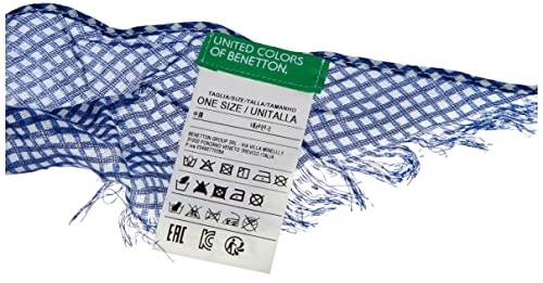 United Colors of Benetton Foulard 6H9UB51V4 Bufanda, Multicolor 954, Talla única (Pack de 12) para Niños