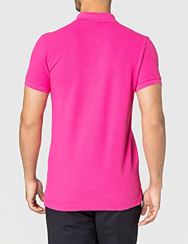 United Colors of Benetton Polo M/M 3089j3178 Camisa, Fucsia 3l5, L para Hombre