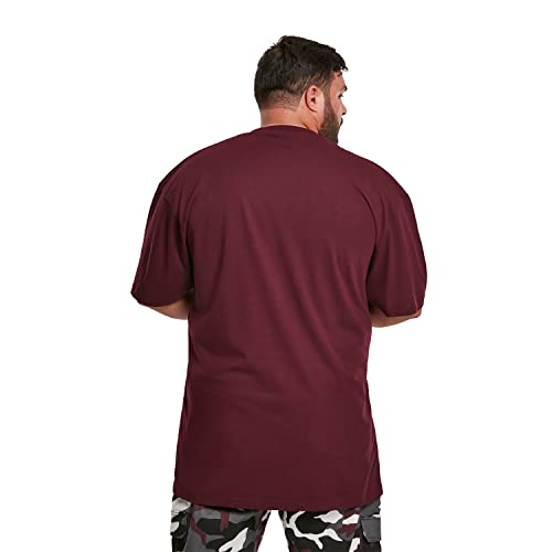 Urban Classics Tall Tee, Camiseta, para Hombre, Rojo (Redwine), M