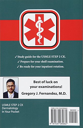 USMLE STEP 2 CK Dermatology In Your Pocket: Dermatology: Volume 1 (USMLE STEP 2 CK In Your Pocket)