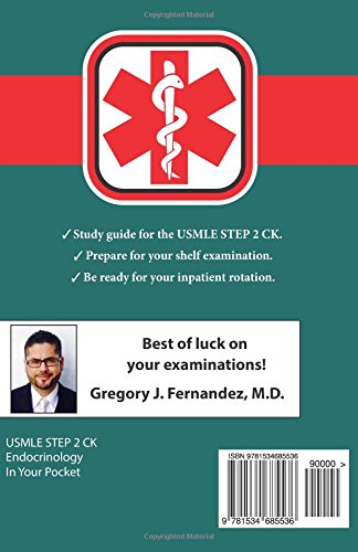 USMLE STEP 2 CK Endocrinology In Your Pocket: Endocrinology In Your Pocket: Volume 3 (USMLE STEP 2 CK In Your Pocket)