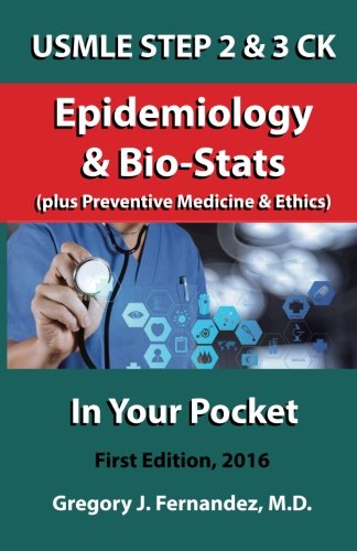 USMLE STEP 2 CK Epidemiology In Your Pocket: Epidemiology: Volume 1 (USMLE STEP 2 CK In Your Pocket)