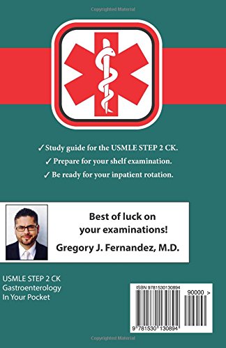 USMLE STEP 2 CK Gastroenterology In Your Pocket: Gastroenterology: Volume 1 (USMLE STEP 2 CK In Your Pocket)