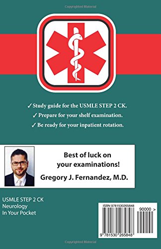 USMLE STEP 2 CK Neurology In Your Pocket: Neurology: Volume 1 (USMLE STEP 2 CK In Your Pocket)