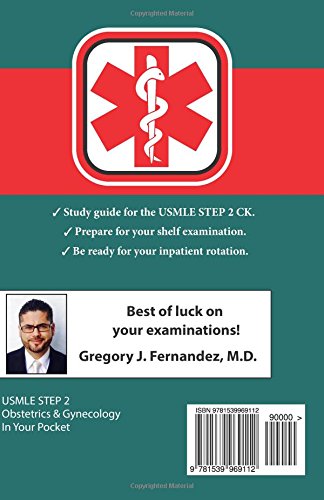 USMLE STEP 2 CK Obstetrics and Gynecology In Your Pocket: Obstetrics and Gynecology: Volume 1 (USMLE STEP 2 CK In Your Pocket)