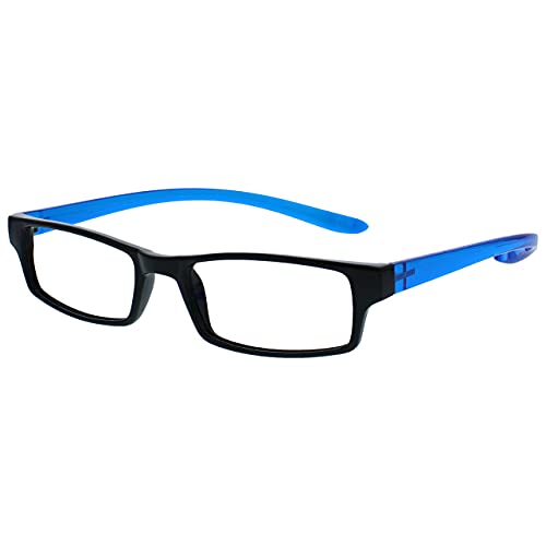 Uv Reader Negro Azul Brillante Cuello Gafas De Lectura Hombres Mujeres Uvr020 +1,50 50 g