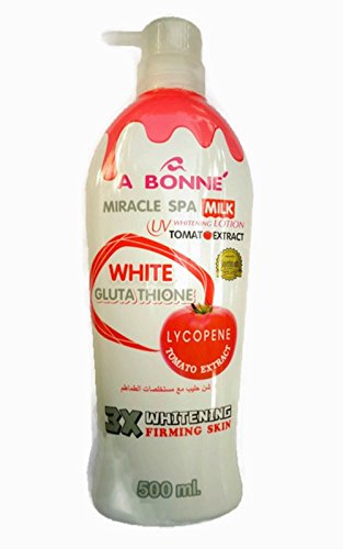 UV SKIN WHITENING LIGHTENING BLEACHING MILK LOTION CREAM EXTRA KOJIC, ARBUTIN, NANO WHITE GLUTATHION 500ml. by A BONNE