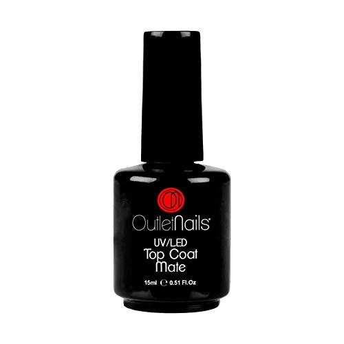 UV Top Coat Mate 15ml para uñas de gel y esmaltes semipermanentes | Outlet Nails