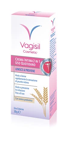 Vagisil Cosmetic - Crema íntima 2 en 1, uso diario, 30 g