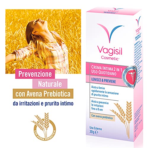 Vagisil Cosmetic - Crema íntima 2 en 1, uso diario, 30 g