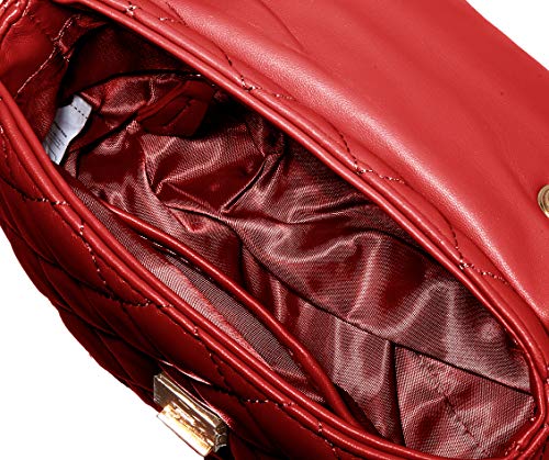 Valentino by Mario Ocarina, Esquel. para Mujer, Rojo (Rosso), 8x13.5x18.5 Centimeters (B x H x T)