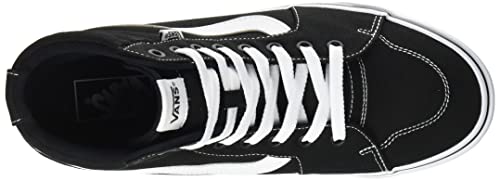 Vans Filmore Hi, Zapatillas Mujer, Canvas Black White, 38 EU