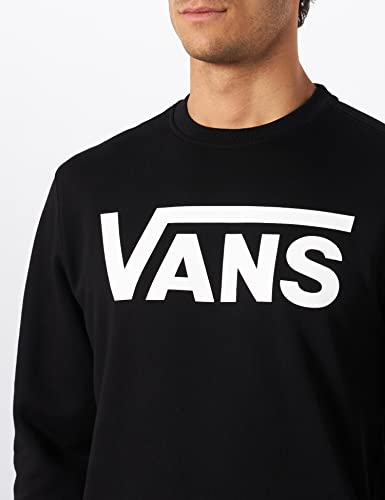 Vans MN Classic Crew II Sudadera, Negro (Black-fwhite Y28), M para Hombre