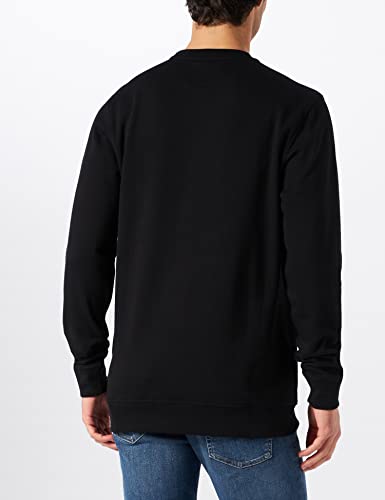 Vans MN Classic Crew II Sudadera, Negro (Black-fwhite Y28), M para Hombre