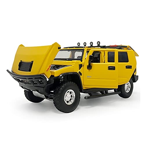 Vehículos Modelo Fundición A Presión Modelo Coche A Escala 1:32 para 2005 Hummer H2 SUV Aleación CNC Fundición A Presión Coche Simulación Juguete Niños Decoración Regalos Juegos Regalos Festivales