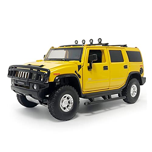 Vehículos Modelo Fundición A Presión Modelo Coche A Escala 1:32 para 2005 Hummer H2 SUV Aleación CNC Fundición A Presión Coche Simulación Juguete Niños Decoración Regalos Juegos Regalos Festivales